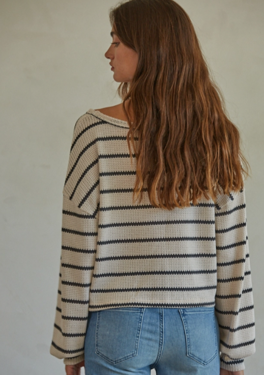 Raven Striped Sweater